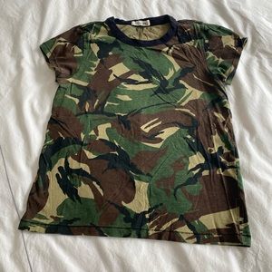 Rag & bone camo t shirt